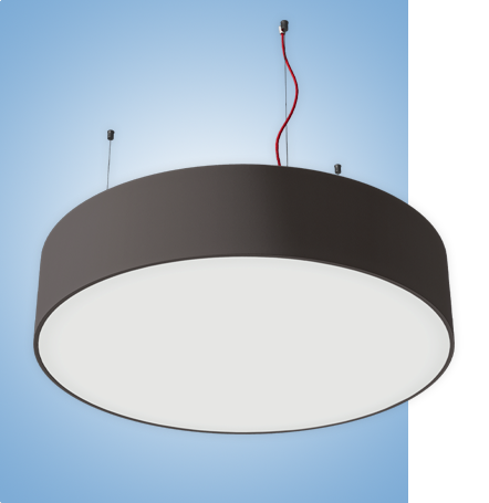 Светильник Round серия vs-ds-Round в черном корпусе